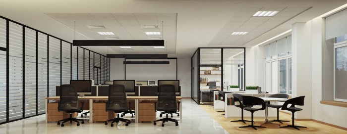 Création d'espaces professionnels avec des bureaux individuels à Angers