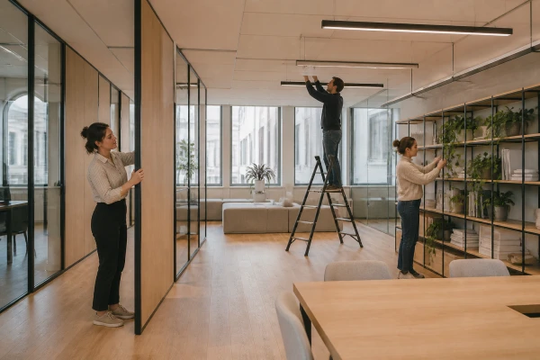 Cloison modulaire Trélazé