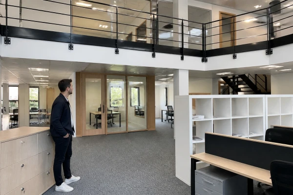 Conception réalisation aménagement de bureaux maine et loire