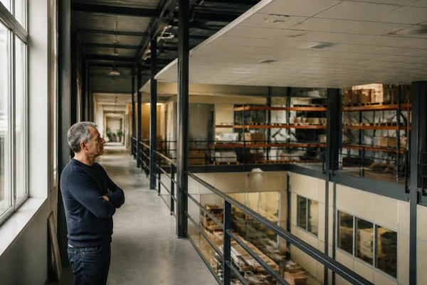 Mezzanine pour agrandir surface entrepôt Angers